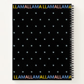 Mooie Lama & Sterren Notitieboek (Achterkant)