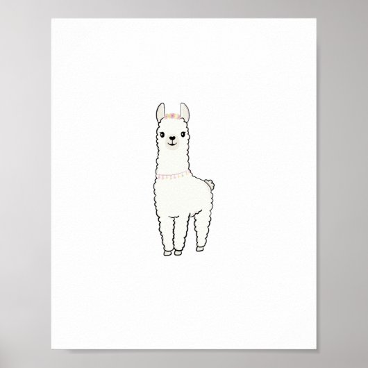 Mooie lama-thema poster (Voorkant)