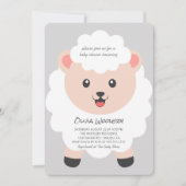 Mooie Lammendotsjes Baby Shower Kaart (Voorkant)