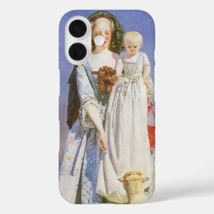 Mooie lammetjes door Ford Madox Brown iPhone 16 Hoesje