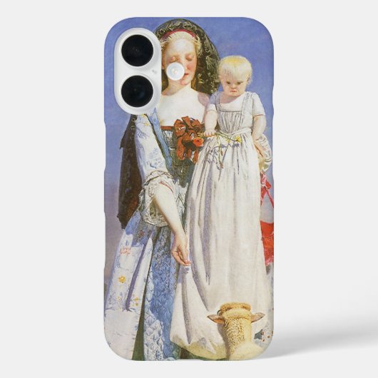 Mooie lammetjes door Ford Madox Brown Case-Mate iPhone Case (Achterkant)