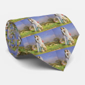 Mooie lammetjes door Ford Madox Brown Stropdas (Opgerold)