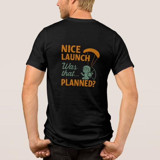 Mooie lancering Tri-Blend shirt (Achterkant)