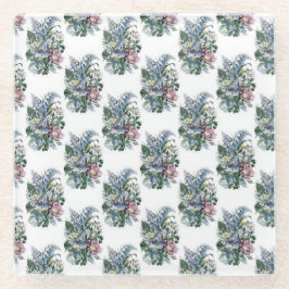 Mooie land boeket patroon Onderzetters