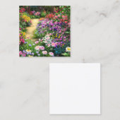 Mooie Landbouwers illustratie Pijn Vierkante Visitekaartje (Voorkant / Achterkant)