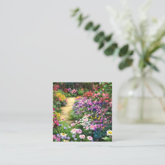 Mooie Landbouwers illustratie Pijn Vierkante Visitekaartje (Staand voorkant)