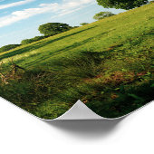 Mooie landelijke landschap poster (Hoek)