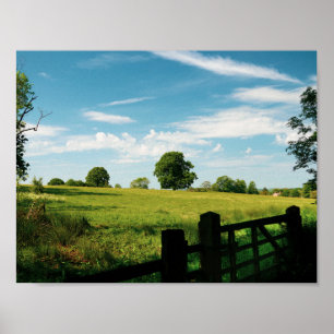 Mooie landelijke landschap poster