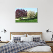 Mooie Landschap en Bomen Canvas Afdruk (Insitu (Slaapkamer))
