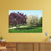 Mooie Landschap en Bomen Canvas Afdruk (Insitu (Woonkamer))