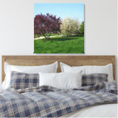 Mooie Landschap en Bomen Canvas Afdruk (Insitu (Slaapkamer))