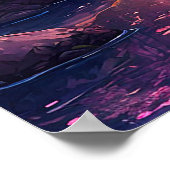 Mooie landschap poster (Hoek)