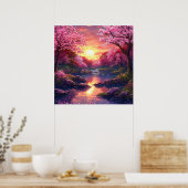 Mooie landschap poster (Keuken)