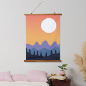 Mooie landschappen hangend wandkleed (Slaapkamer)
