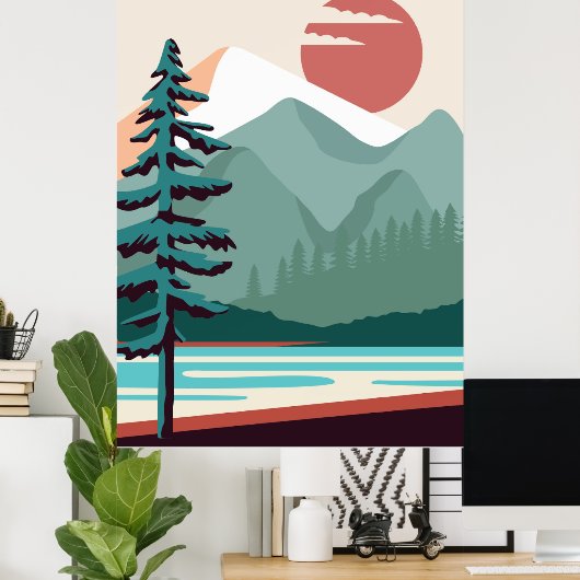 Mooie landschappen poster (Thuiskantoor)