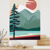 Mooie landschappen poster (Keuken)