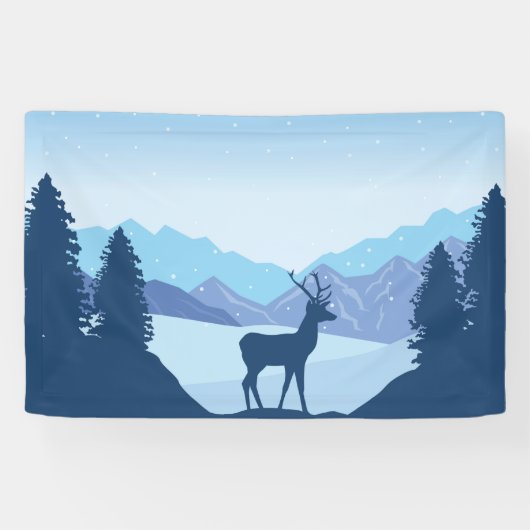 Mooie landschappen spandoek (Horizontaal)