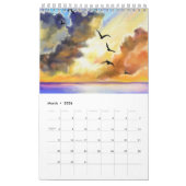 Mooie landschappen - Waterverf schilderkunst Kalender (Mar 2026)