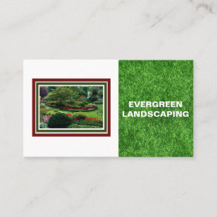 Mooie landschapsarchitectuur gazon foto zakelijke visitekaartje