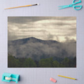Mooie landschapsfoto van Foggy Mountain Tissuepapier (Craft)