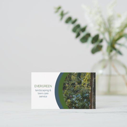 Mooie landschapsfoto Visitekaartje (Staand voorkant)