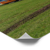 Mooie landschapsfoto's van lenteparken poster (Hoek)