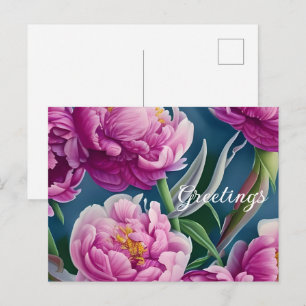 Mooie landtuinvolken briefkaart