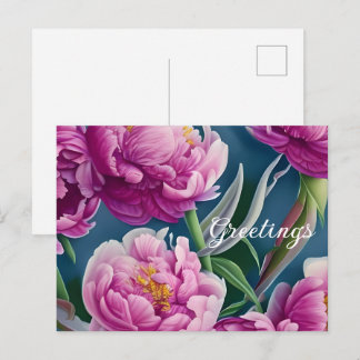 Mooie landtuinvolken briefkaart