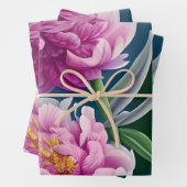 Mooie landtuinvolken inpakpapier vel (In situ)