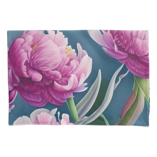 Mooie landtuinvolken kussensloop (Voorkant-Links)