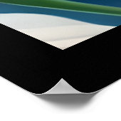 Mooie landtuinvolken poster (Hoek)