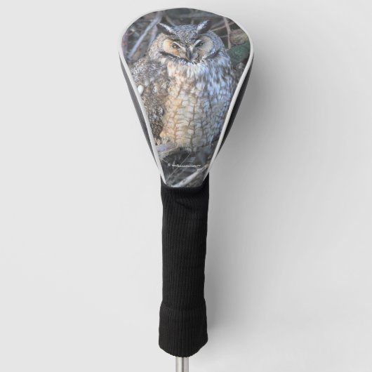 Mooie, langbeboeide boomgaard bij de zon golfheadcover (Voorkant)