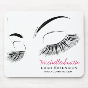 Mooie lange wimpers Lash Extension Muismat