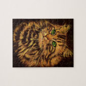mooie langharige kat legpuzzel (Horizontaal)
