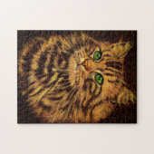 mooie langharige kat legpuzzel (Horizontaal)