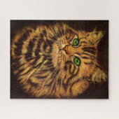 mooie langharige kat legpuzzel (Horizontaal)