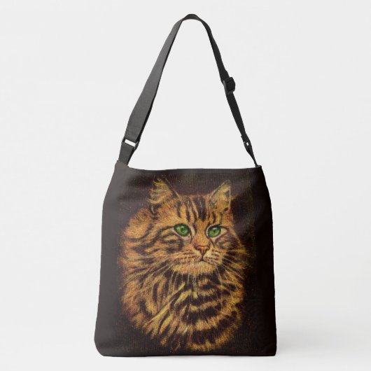 mooie langharige tabletby kattendruk crossbody tas (Achterkant)