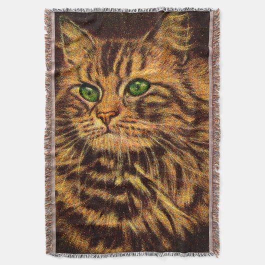 mooie langharige tabletby kattendruk deken (Voorkant Verticaal)