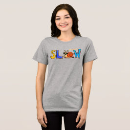 Mooie Langzame Slak Grafische T-Shirt