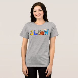 Mooie Langzame Slak Grafische T-Shirt