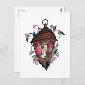 Mooie lantaarn briefkaart (Voorkant / Achterkant)