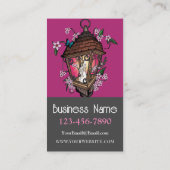 Mooie lantaarn visitekaartje (Achterkant)