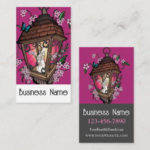Mooie lantaarn visitekaartje