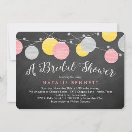 Mooie Lantaarns Bruids Douche Uitnodiging