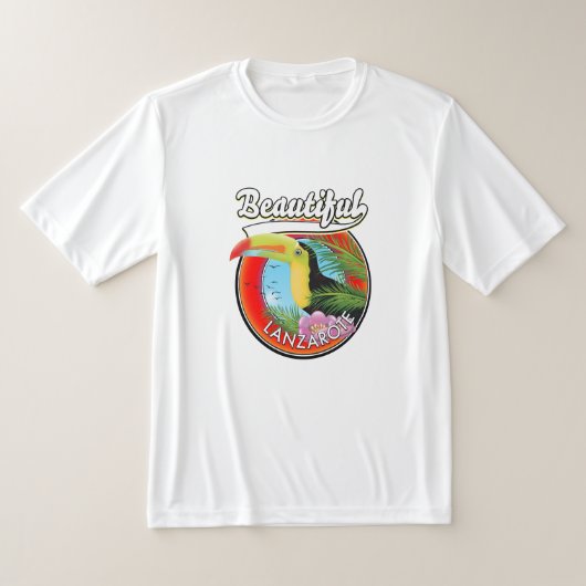 Mooie Lanzarote reis patch. T-shirt (Laagn)