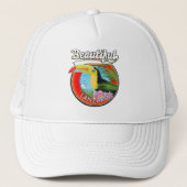 Mooie Lanzarote-reispatch. Trucker Pet (Voorkant)