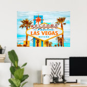 Mooie Las Vegas, Nevada, VS Poster (Thuiskantoor)