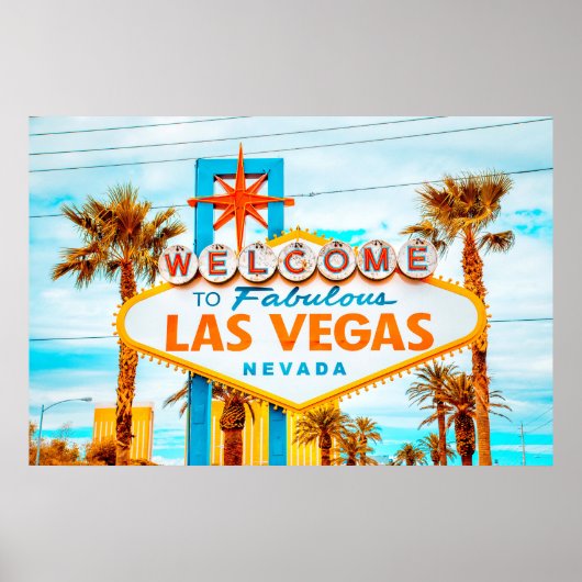 Mooie Las Vegas, Nevada, VS Poster (Voorkant)