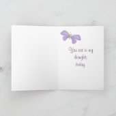 Mooie Laura Butterfly Kaart (Binnen)