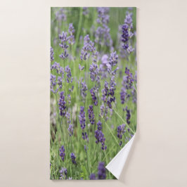 Mooie lavendel badhanddoek